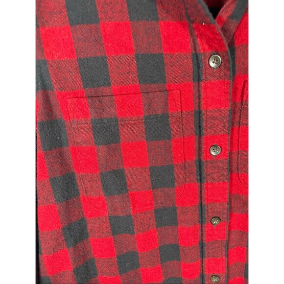 L.L Bean relaxed fit button down flannel size S - Picture 3 of 5